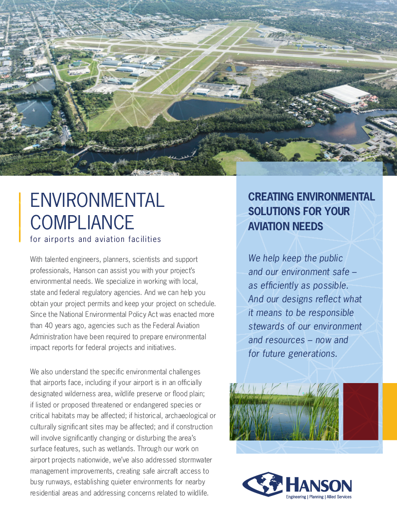 Cover image for Environmental Compliance for Airports and Aviation Facilities